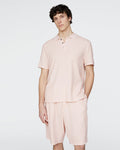 Pima Cotton Pique Polo - Faded Rose