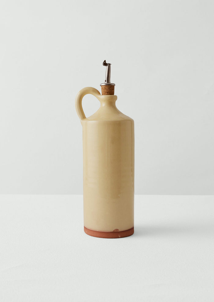 Poterie Barbotine Oil Pourer | Cream