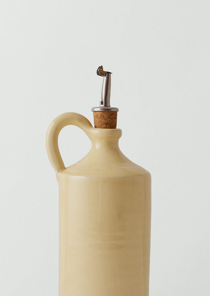 Poterie Barbotine Oil Pourer | Cream