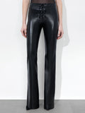 RAVYN VEGAN PANT - BLACK