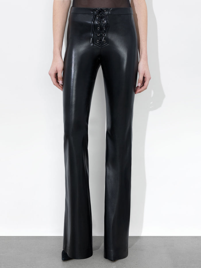 RAVYN VEGAN PANT - BLACK