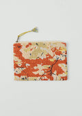 Remnant Fabric Kantha Pouch | Burnt Ginger/Mimosa