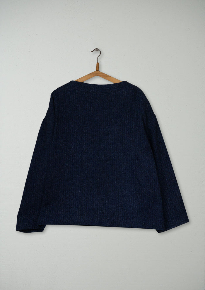 Rewon Cotton Easy Jacket Size 18 (287) | Indigo