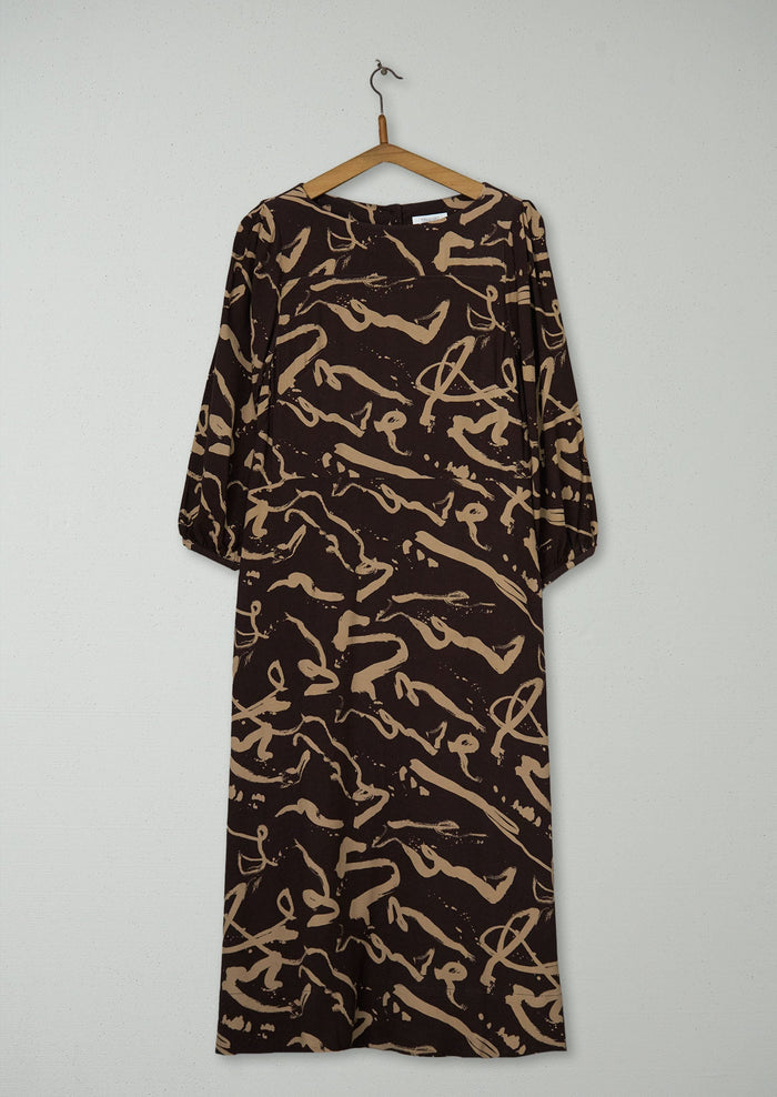 Reworn Brush Strokes Dress Size 8 (2083) | Multi