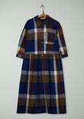 Reworn Check Shirt Dress Size S (2037) | Multi