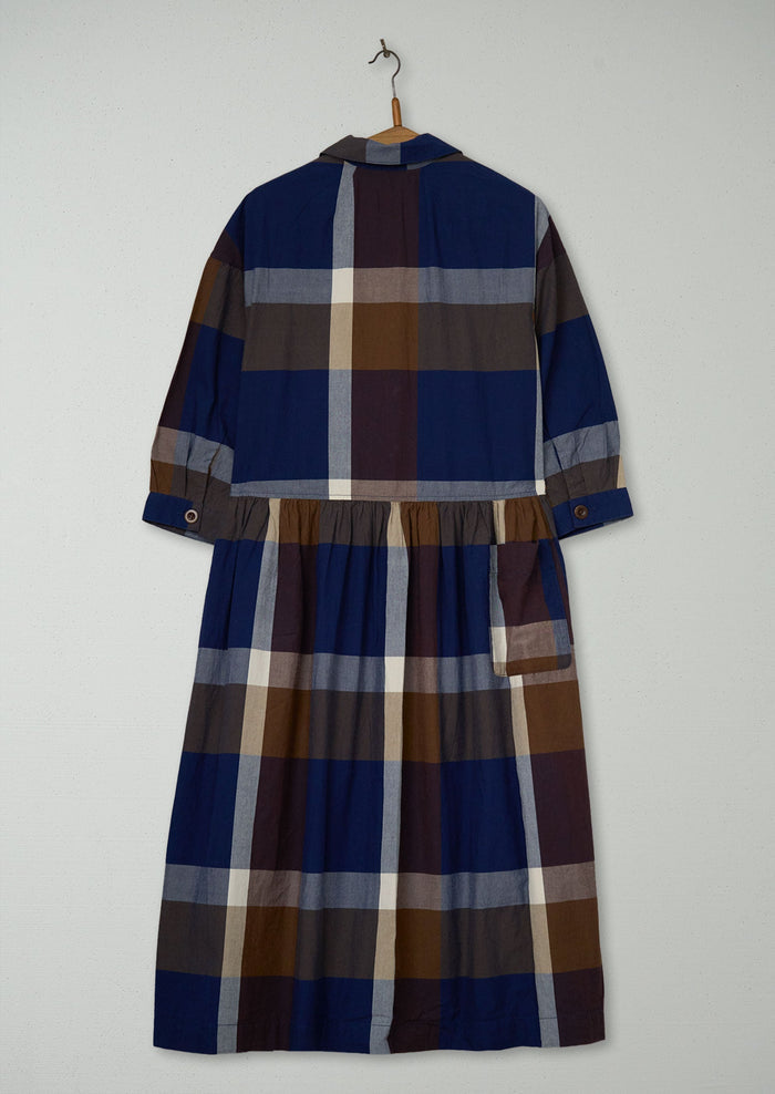 Reworn Check Shirt Dress Size S (2037) | Multi