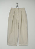 Reworn Cotton Linen Pants Size 10 (1188) | Putty