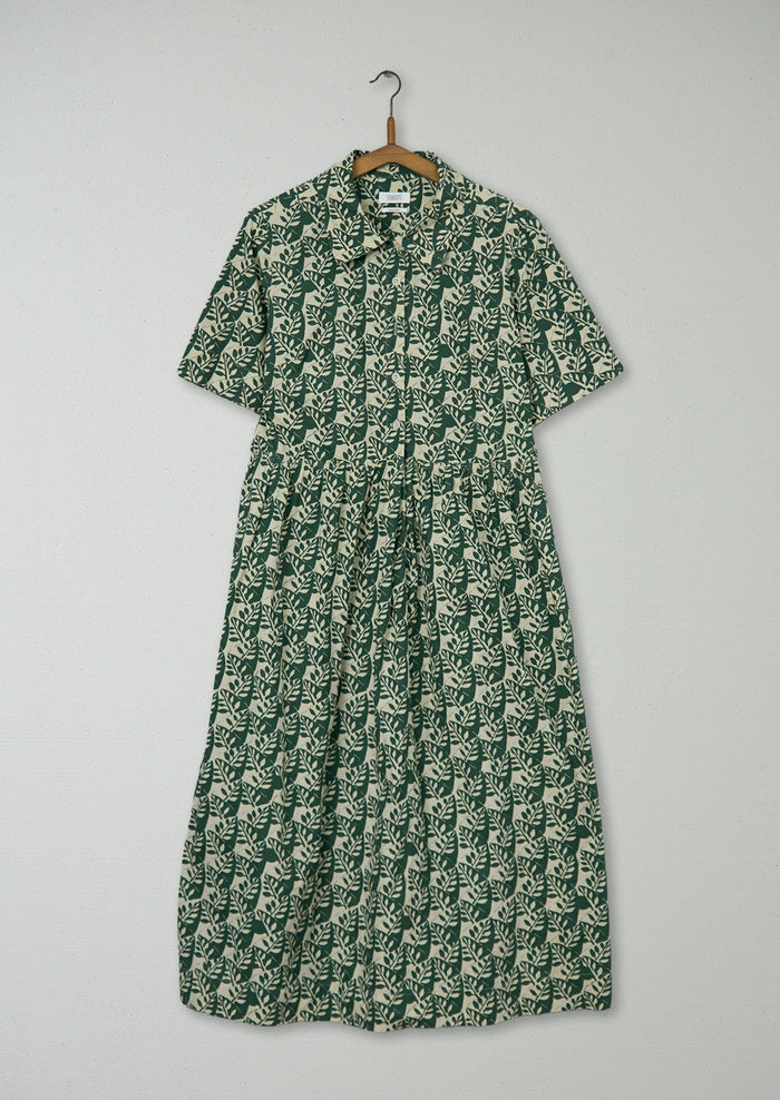 Reworn Cotton Shirt Dress Size 6 (2012) | Multi