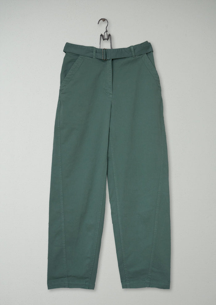 Reworn Cotton Twill Trousers Size 6 (1584) | Thorn Green