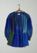 Reworn Dip Dye Silk Shirt Size XXSXS (1145) | Multi