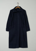 Reworn Drawstring Collar Dress Size XS (1896) | Slate