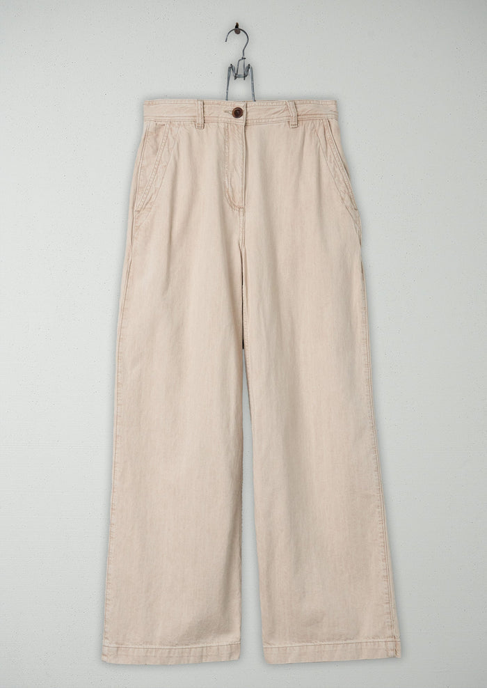 Reworn Flat Front Pants Size 16 (767) | Clay