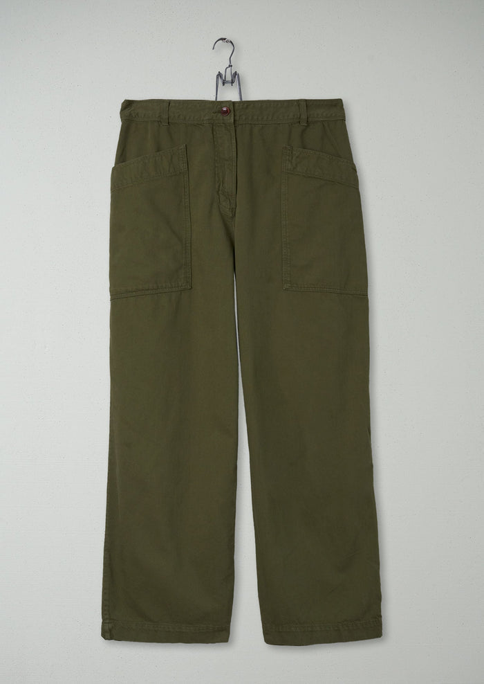 Reworn Garment Dyed Trousers Size 4 (1567) | Artichoke
