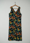 Reworn Harlequin Print Dress Size 4 (2072) | Multi