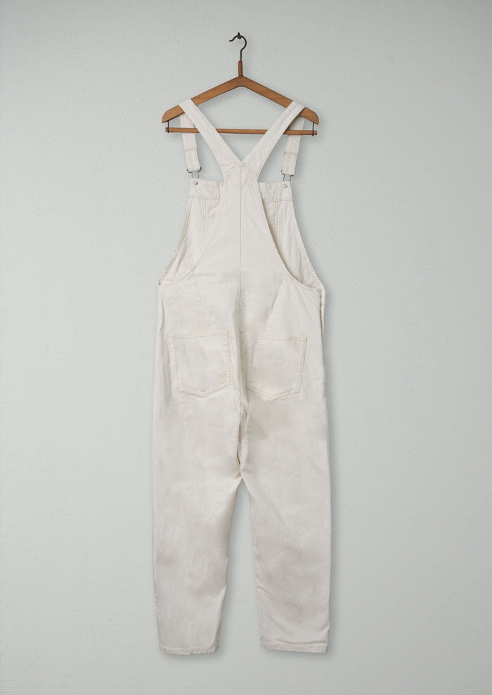 Reworn Jesse Dungarees Size 18 (945) | Ecru