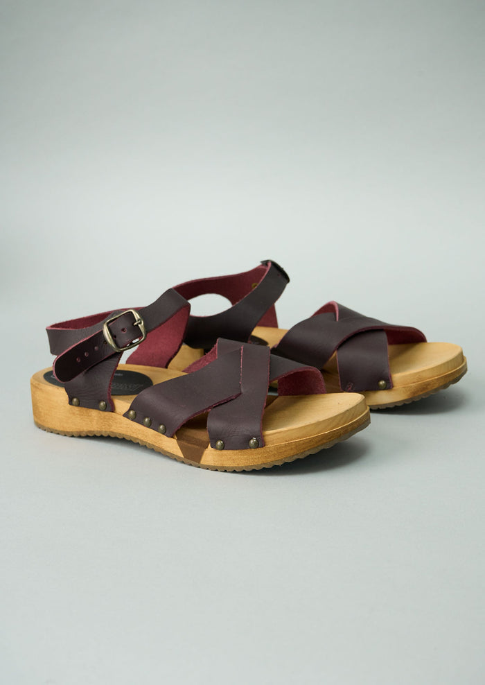 Reworn Moheda Sandals Size 37 (649) | Wine