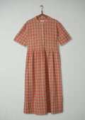 Reworn Molloy Check Cotton Dress Size XXS (2185) | Multi