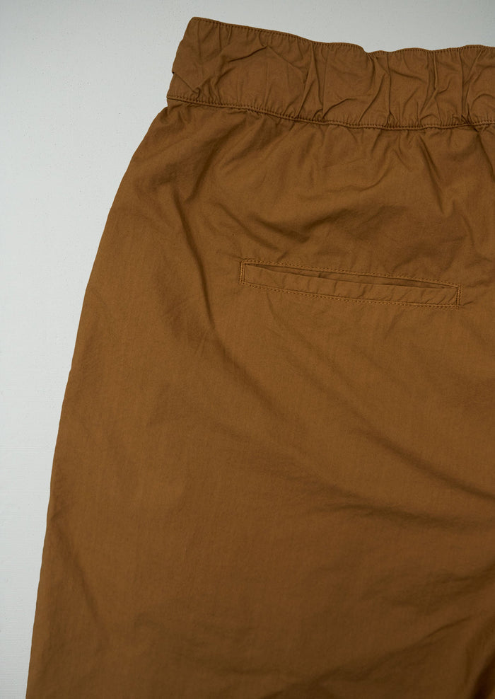 Reworn Pleated Poplin Pants Size 12 (1121) | Copper