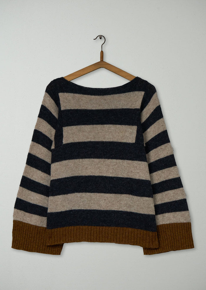 Reworn Wide Sleeve Sweater Size S (567) | Multi