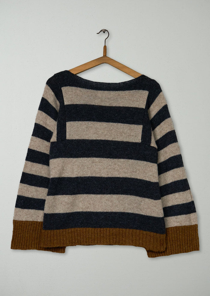 Reworn Wide Sleeve Sweater Size S (567) | Multi