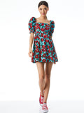 REYNA EMPIRE DRESS - BEACH BLISS AQUA