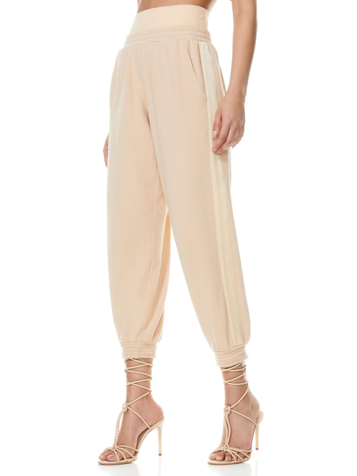 RIO CORSET JOGGER - ALMOND