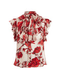 ROBBIE BOW COLLAR BLOUSE
