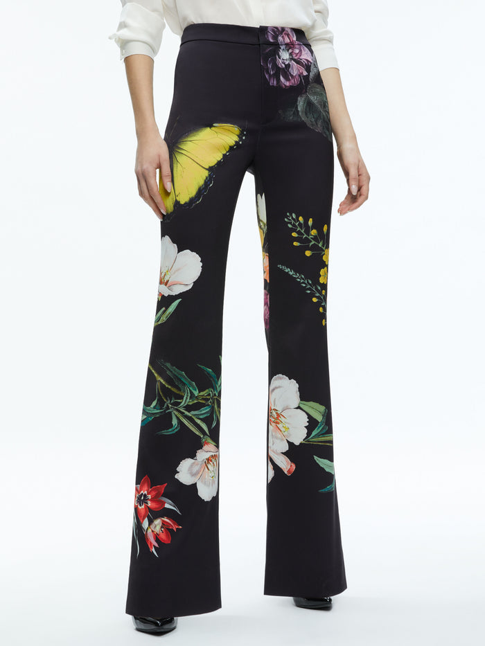 RONNIE HIGH RISE TROUSER - ESSENTIAL FLORAL