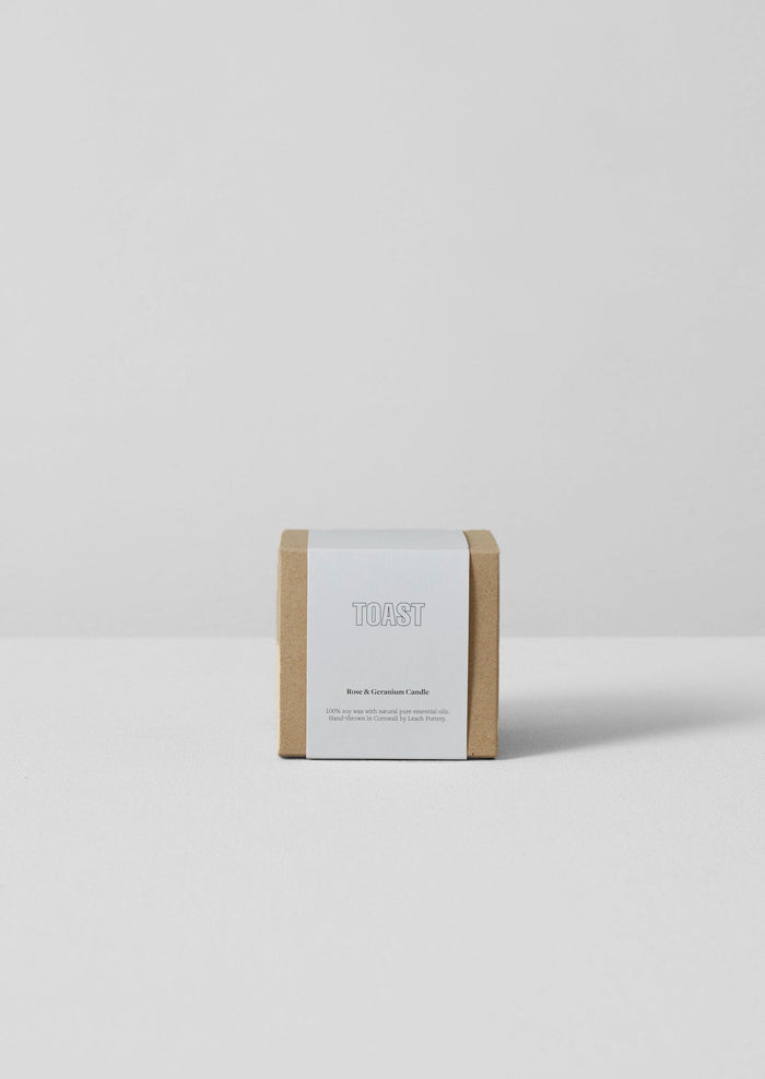 Rose and Geranium Scented Candle | Rose and Geranium