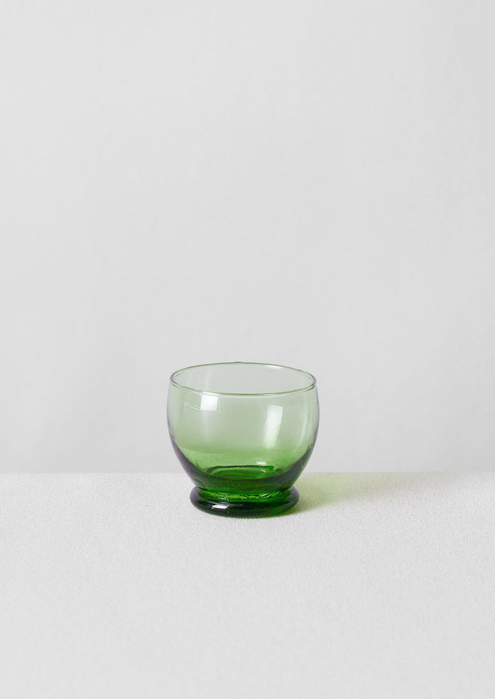 Rounded Moroccan Glasses Set | Green