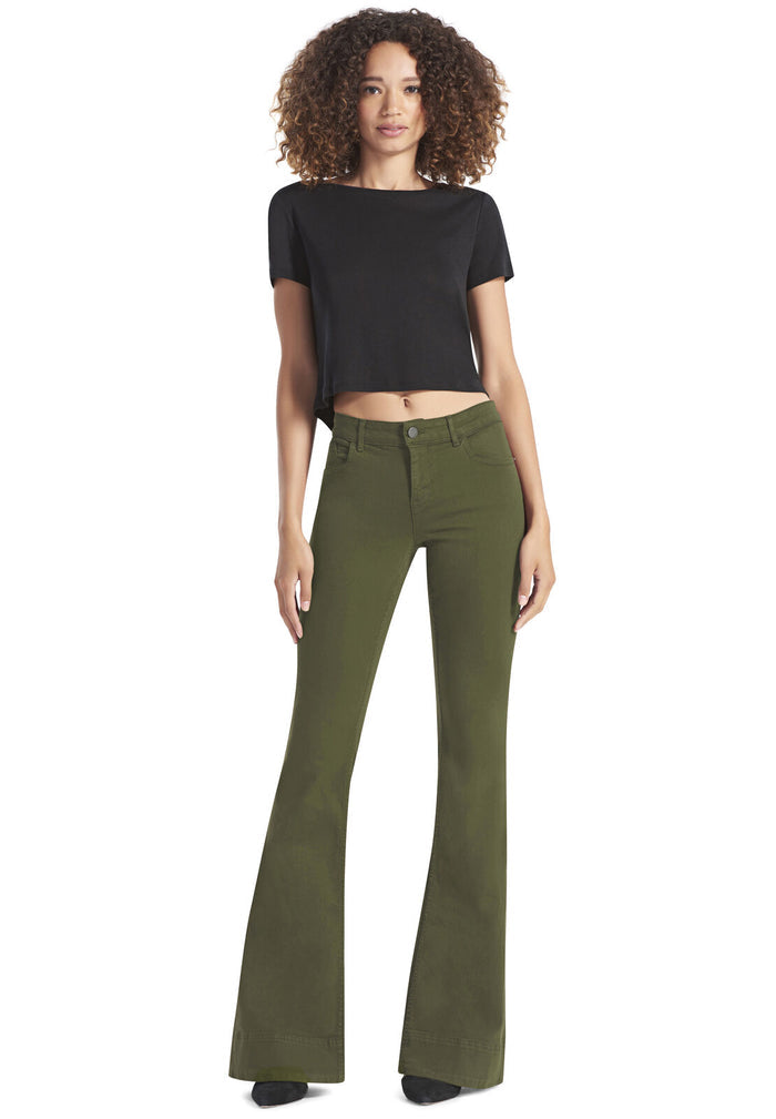 RYLEY LOW RISE BELL JEAN - ARMY