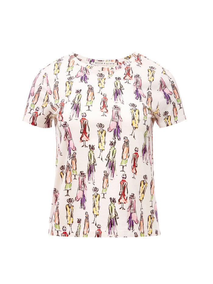 RYLYN CREW NECK TEE - MELROSE STACE