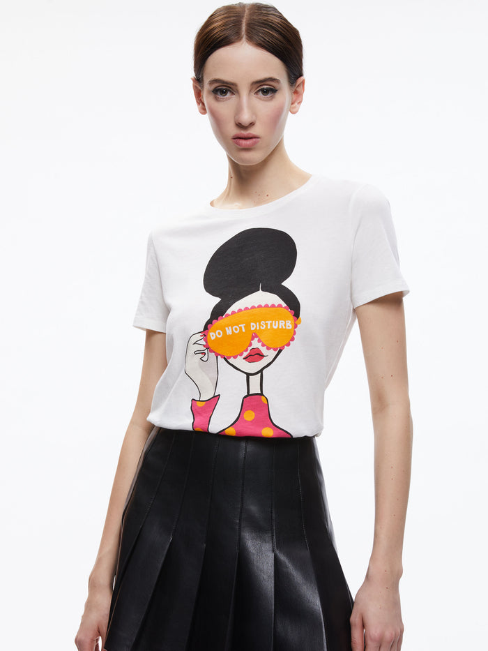 RYLYN TEE - WHITE/MULTI