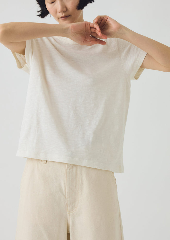 Sadie Cotton Boy Tee | Chalk