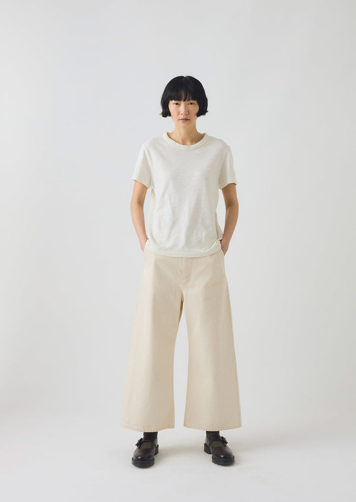 Sadie Cotton Boy Tee | Chalk