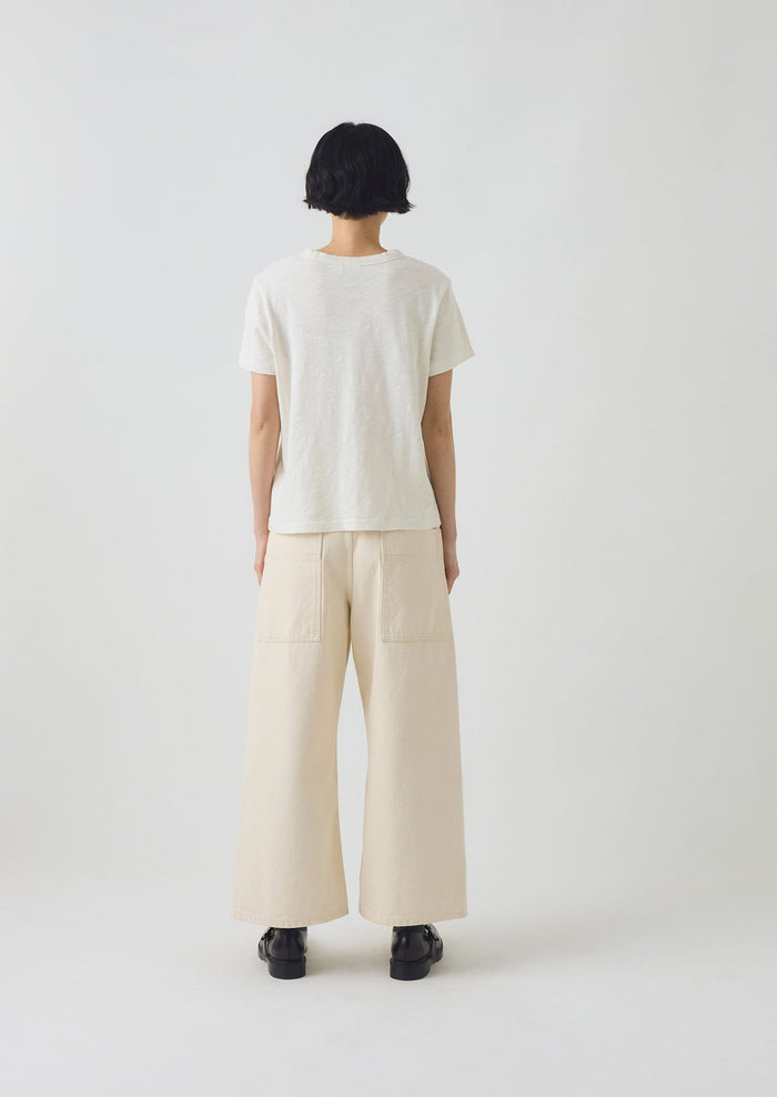 Sadie Cotton Boy Tee | Chalk