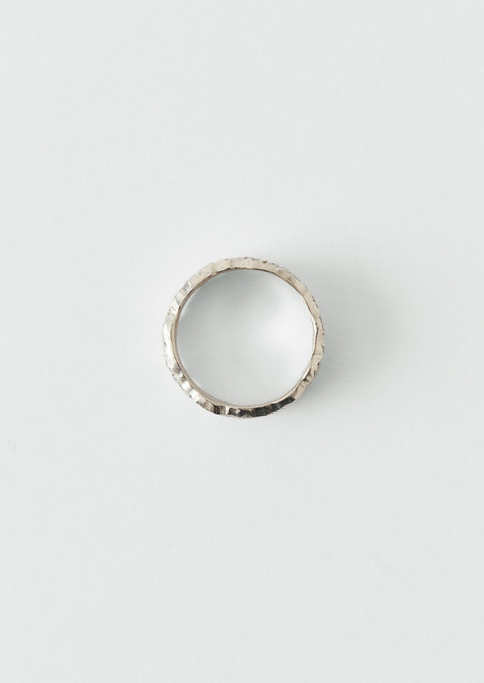 Sally Lacock Silver Bark Ring | Silver