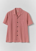 Short Sleeve Linen Shirt | Dusty Rose