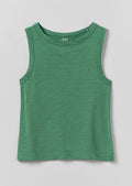 Sian Garment Dyed Cotton Tank Top | Hunter Green