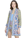 SIMPSON EMBROIDERED BLAZER - DITSY BORDER