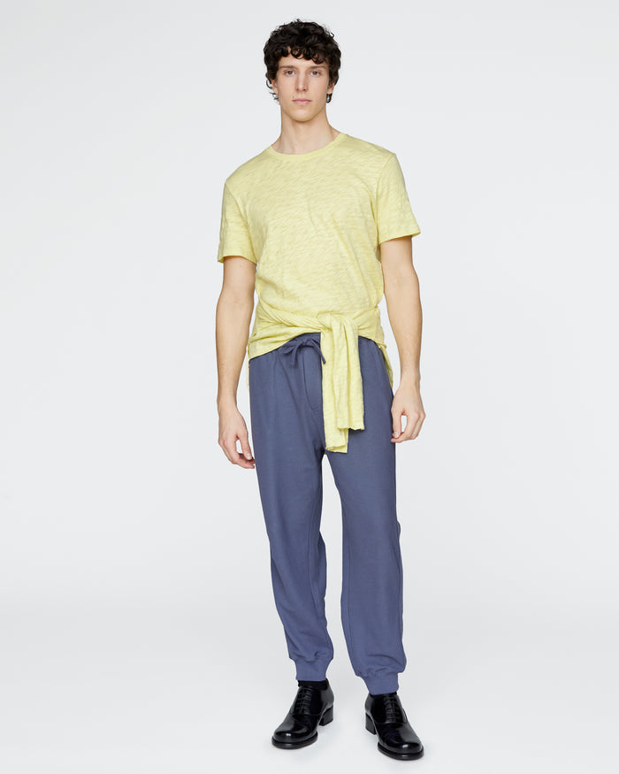 Slub Jersey Crew Neck Tee - Mellow Yellow