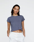 Slub Jersey Pre-School Boy Tee - Dusk Blue
