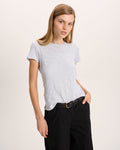 Slub Jersey Schoolboy Crew Neck Tee - Pale Blue