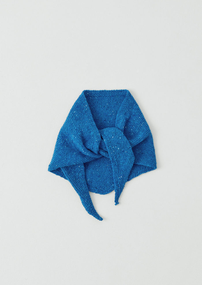 Soft Donegal Merino Bandana | Porcelain Blue