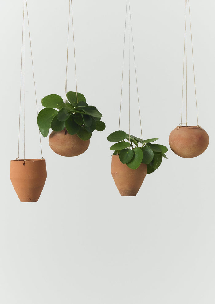Soller Terracotta Hanging Planter Set | Terracotta