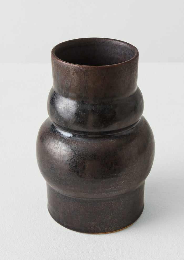 Soweh Wood Fired Vase | Carbon Black