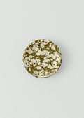 Splatter Enamel Soap Dish | Olive/Ecru
