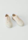 Spring Court Twill Plimsolls | Ecru