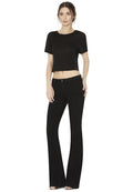 STACEY BELL W BK KNEE SEAM - BLACK