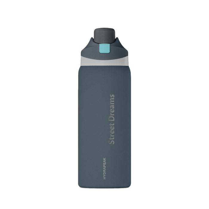 Oasis 32oz Insulated Water Bottle — Matte Black Hydration Bottle with Street Dreams Logo - JSM-Street Dreams